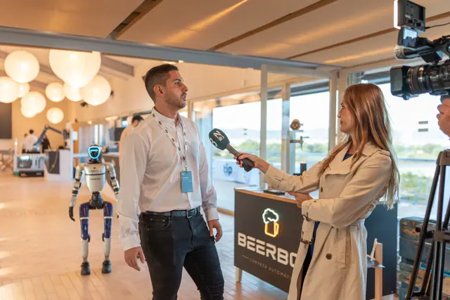 Entrevista durante el encuentro Automatización 360º